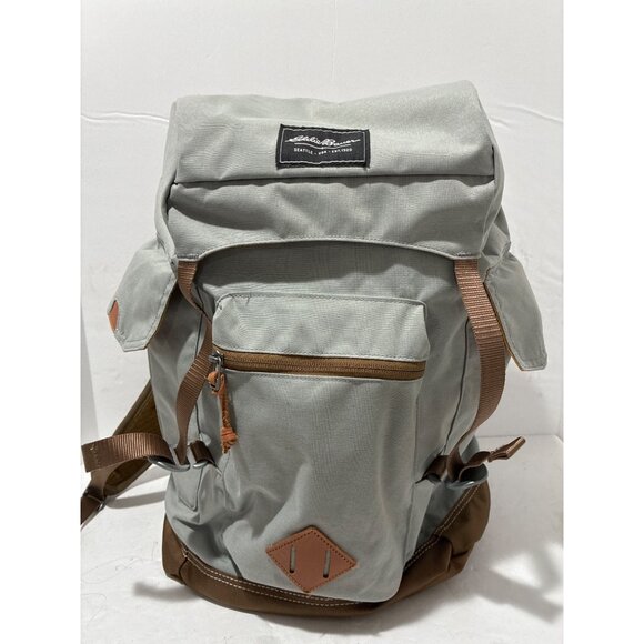 Eddie Bauer Bygone 25L Commuter Backpack Unisex Gray Travel Hiking Trekking - Picture 1 of 9